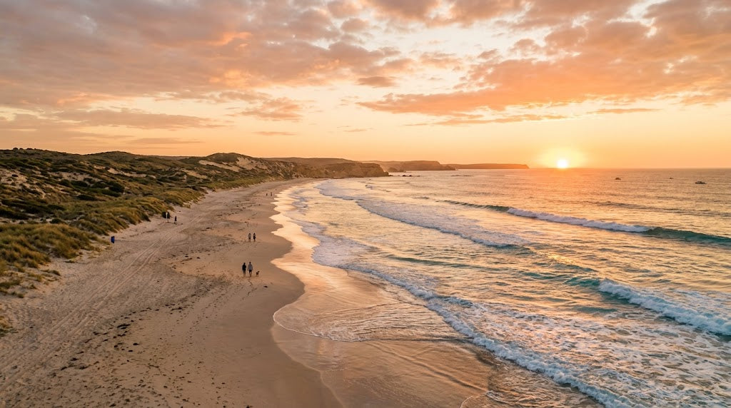 Why Nobody Wants to Leave the Australian Beach at Sunset