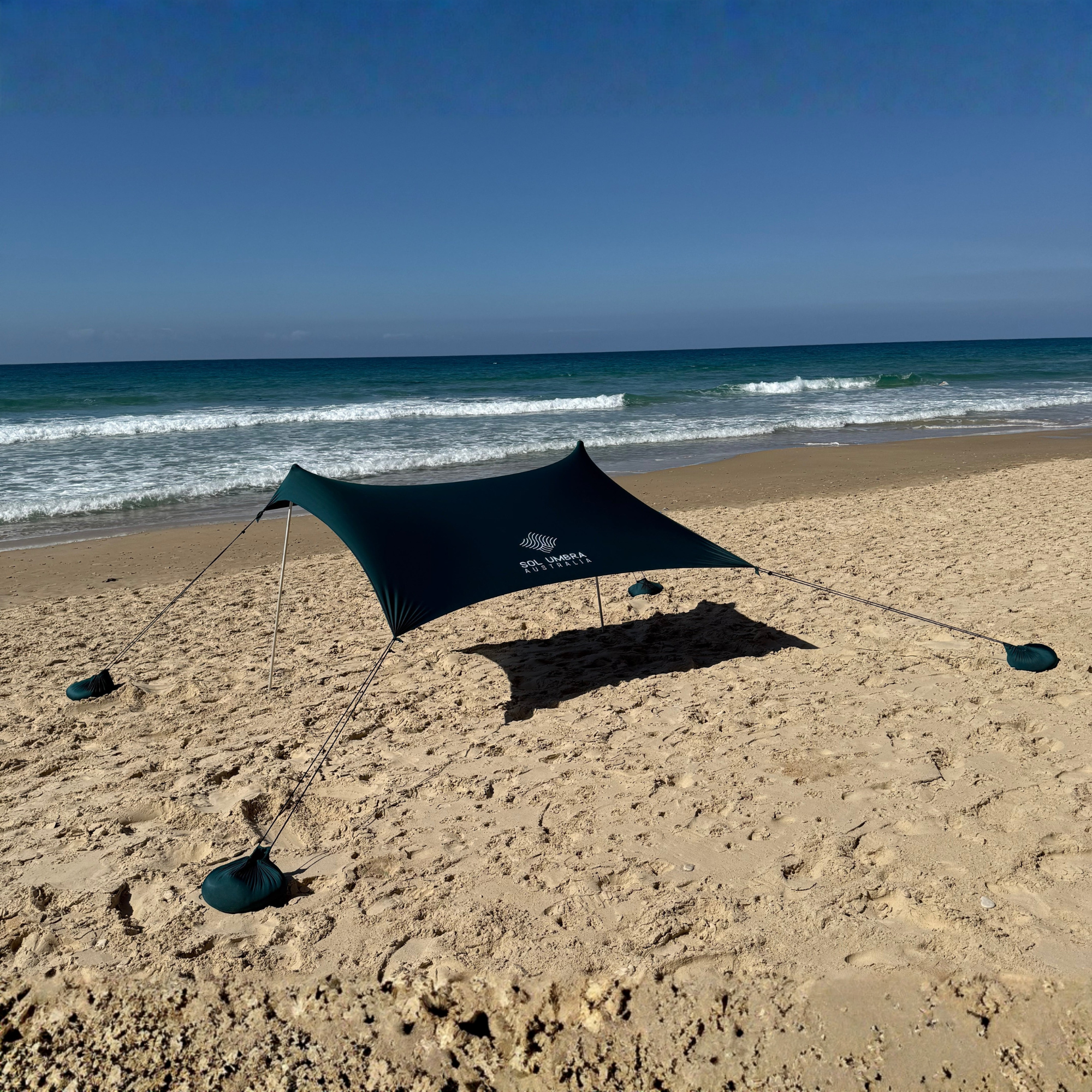 Deep Teal Sun Shade