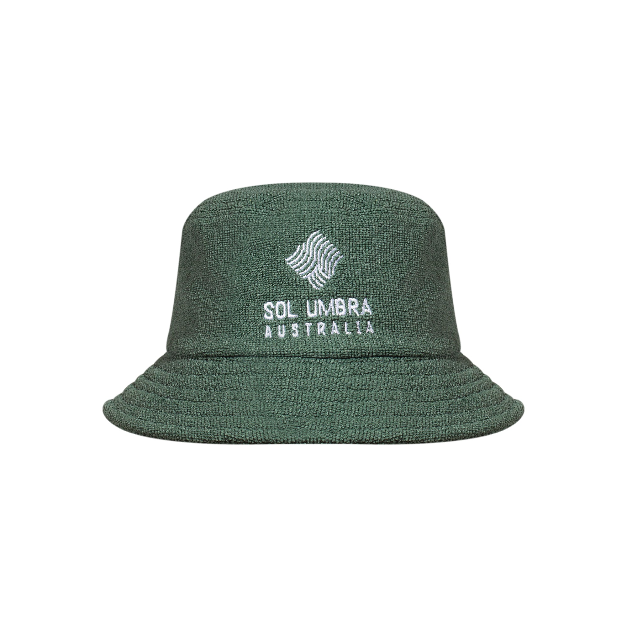 Coastal Sage Bucket Hat Australia | Sol Umbra - Terry Towelling