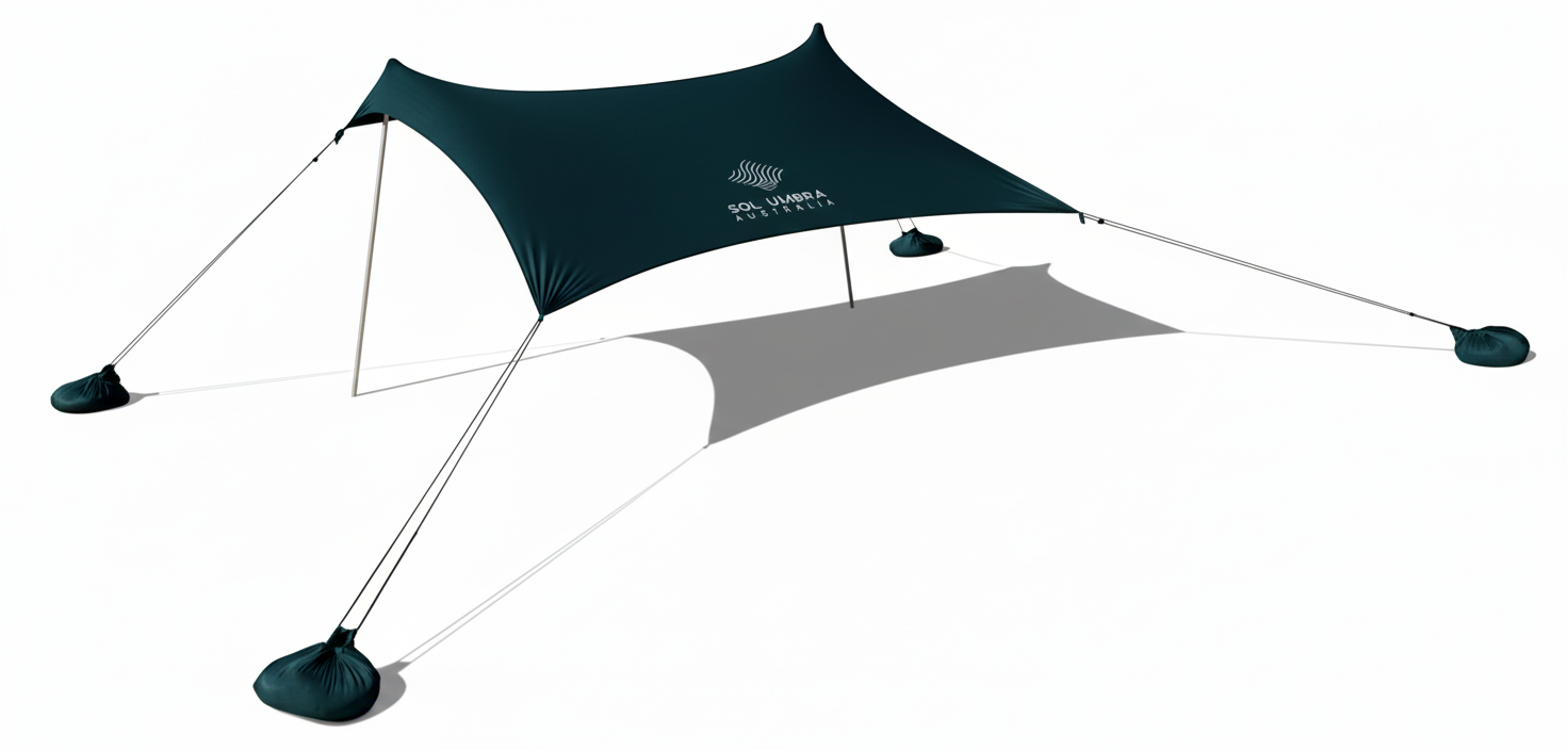 Deep Teal Sun Shade