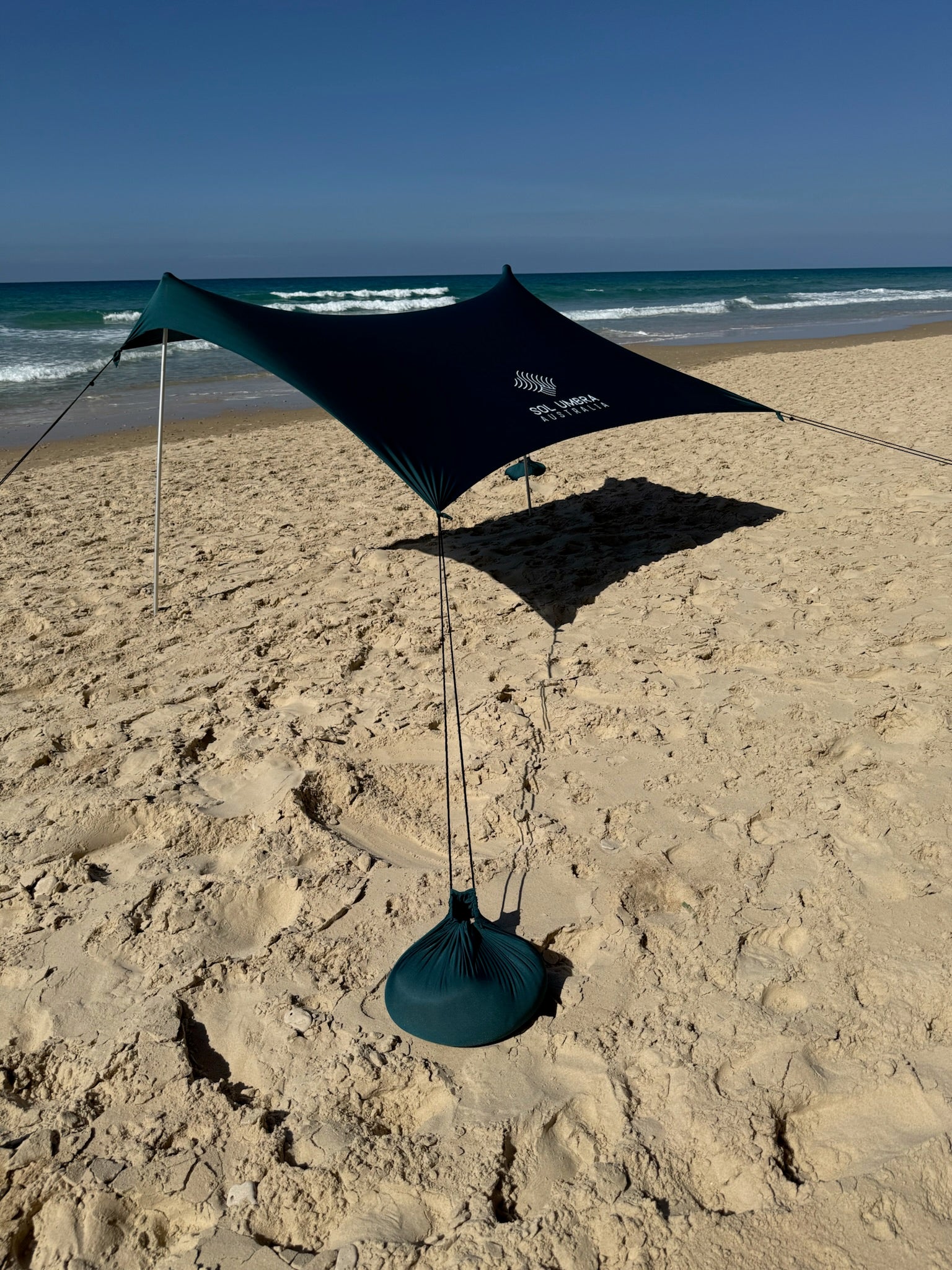 Deep Teal Sun Shade
