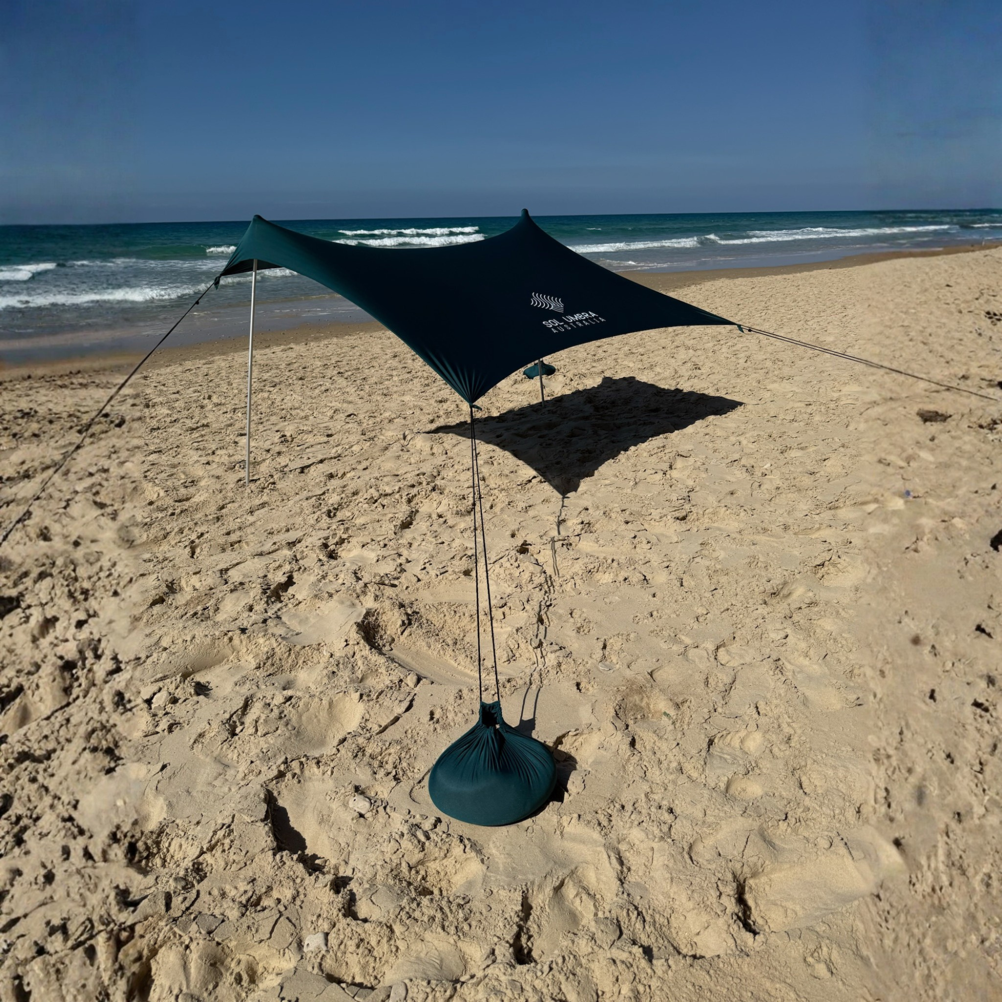 Deep Teal Sun Shade